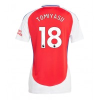 Koszulka piłkarska Arsenal Takehiro Tomiyasu #18 Strój Domowy dla kobiety 2024-25 tanio Krótki Rękaw